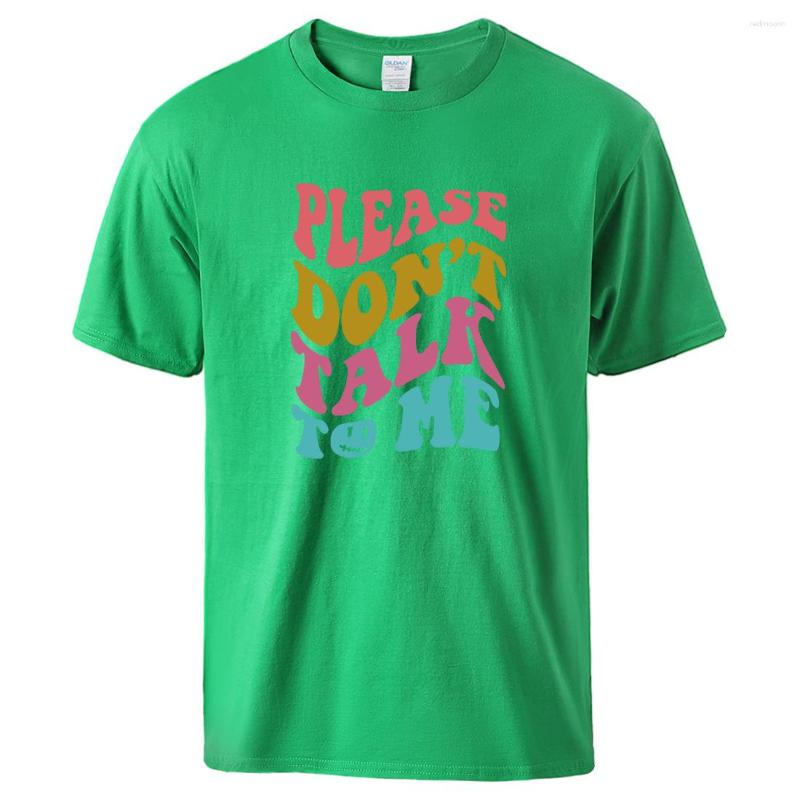 Men' T Shirts Please Don'T Talk To Me Printed Male T-Shirt Loose Casual Soft T-Shirts Men Cotton Aesthetic Clothes Classic Novelty Tee, Blue
Men' T Shirts Please Don'T Talk To Me Printed Male T-Shirt Loose Casual Soft T-Shirts Men Cotton Aesthetic Clothes Classic Novelty Tee, Blue