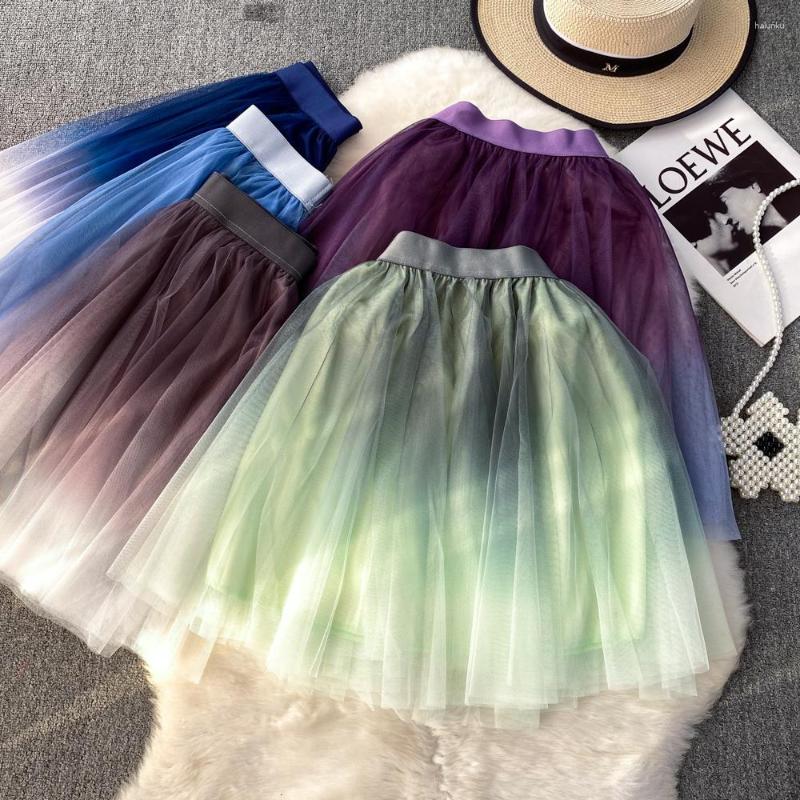 Skirts Women Chic Pleated Gradient Mesh High Waist Skirt Party Fashion Vintage A-line Summer Clothing, Blue
Skirts Women Chic Pleated Gradient Mesh High Waist Skirt Party Fashion Vintage A-line Summer Clothing, Blue