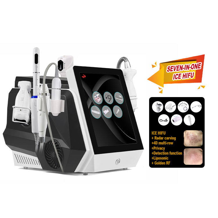 7 In 1 Small 7D Ice Hifu Machine For Removing The Wrinkle From Face And Neck And Slimming The Body For Salon
7 In 1 Small 7D Ice Hifu Machine For Removing The Wrinkle From Face And Neck And Slimming The Body For Salon
