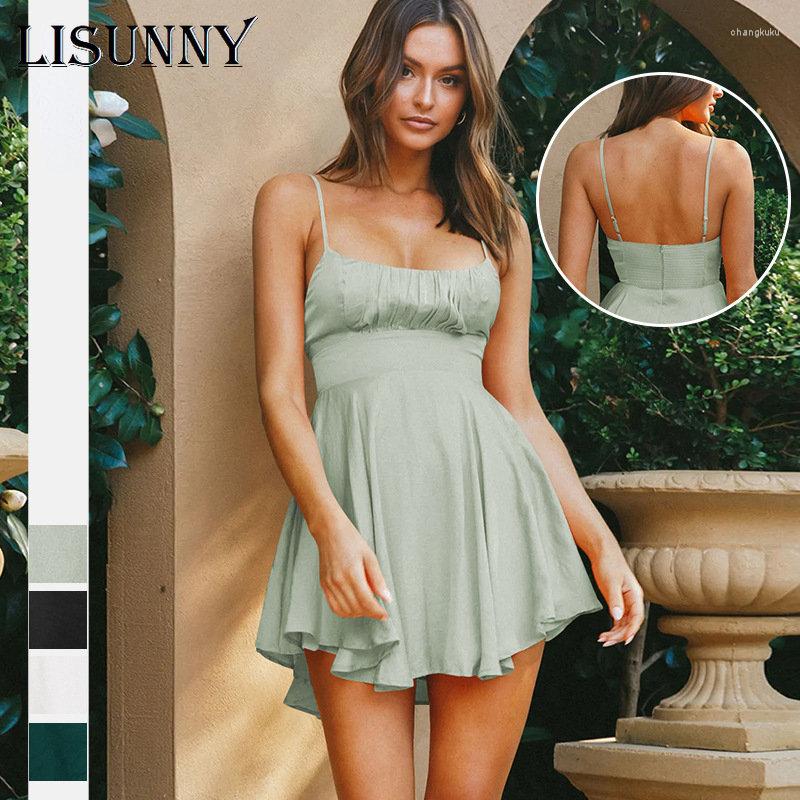 Casual Dresses 2023 Summer European And American Fashion Women Dress Sexy Spicy Girl Strap Open Back Female Beach, Gqqp021 green
Casual Dresses 2023 Summer European And American Fashion Women Dress Sexy Spicy Girl Strap Open Back Female Beach, Gqqp021 green