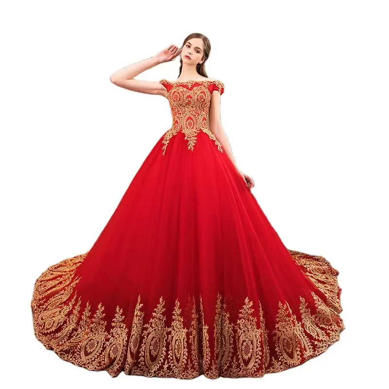 a line wedding dress Dubai Luxury Wed Dresses Plus Size Chapel Train Custom Madew Vintage luxury red gold Lace Wedding Dresses Vestios De Novia Bridal Gown, Red floor length
a line wedding dress Dubai Luxury Wed Dresses Plus Size Chapel Train Custom Madew Vintage luxury red gold Lace Wedding Dresses Vestios De Novia Bridal Gown, Red floor length