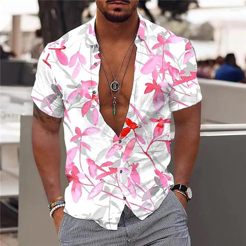 Men's Casual Shirts Summer Men's Hawaiian Print V-neck For Men Button-up Short Sleeve Tops Streetwear Trend Clothes, Zjycs-818
Men's Casual Shirts Summer Men's Hawaiian Print V-neck For Men Button-up Short Sleeve Tops Streetwear Trend Clothes, Zjycs-818