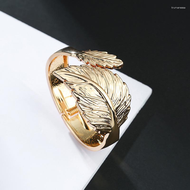 Bangle ORNAPEADIA Fashion Bracelet For Women Minimalist Style Exaggerated Glossy Leaf Wide Edge Cuff Raym22
Bangle ORNAPEADIA Fashion Bracelet For Women Minimalist Style Exaggerated Glossy Leaf Wide Edge Cuff Raym22