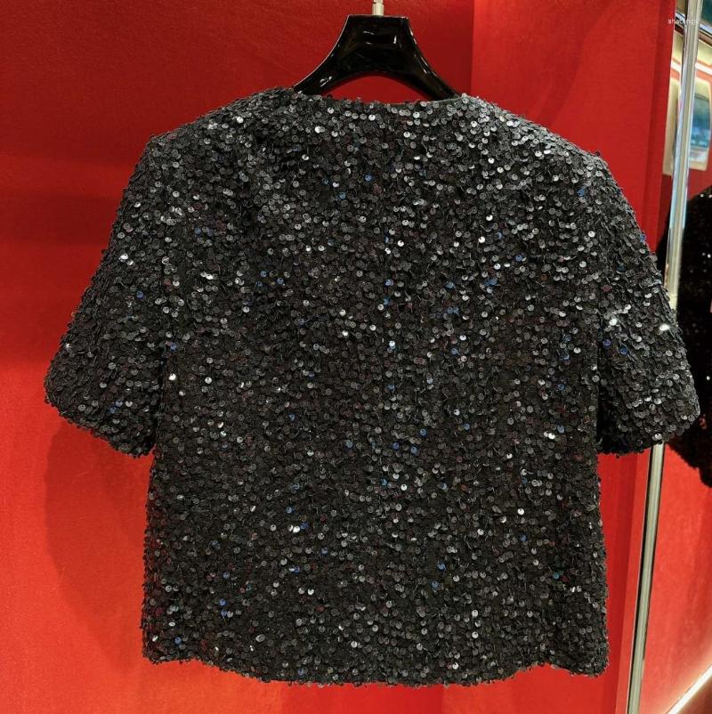 Women's Jackets Famous International Brand Designer Coats Women's Sequin High Quality Luxury Top Vintage Black Outwear
Women's Jackets Famous International Brand Designer Coats Women's Sequin High Quality Luxury Top Vintage Black Outwear