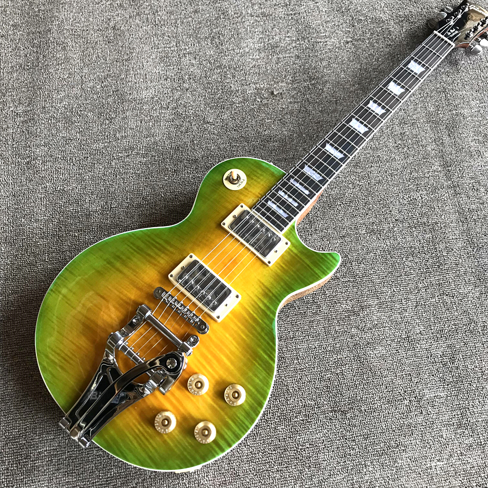 Custom Shop, Stendan Chartreuse Big Jazz Electric Guitar, Rosewood Fingerboard, Chrome Hardware, Free Shipping
Custom Shop, Stendan Chartreuse Big Jazz Electric Guitar, Rosewood Fingerboard, Chrome Hardware, Free Shipping