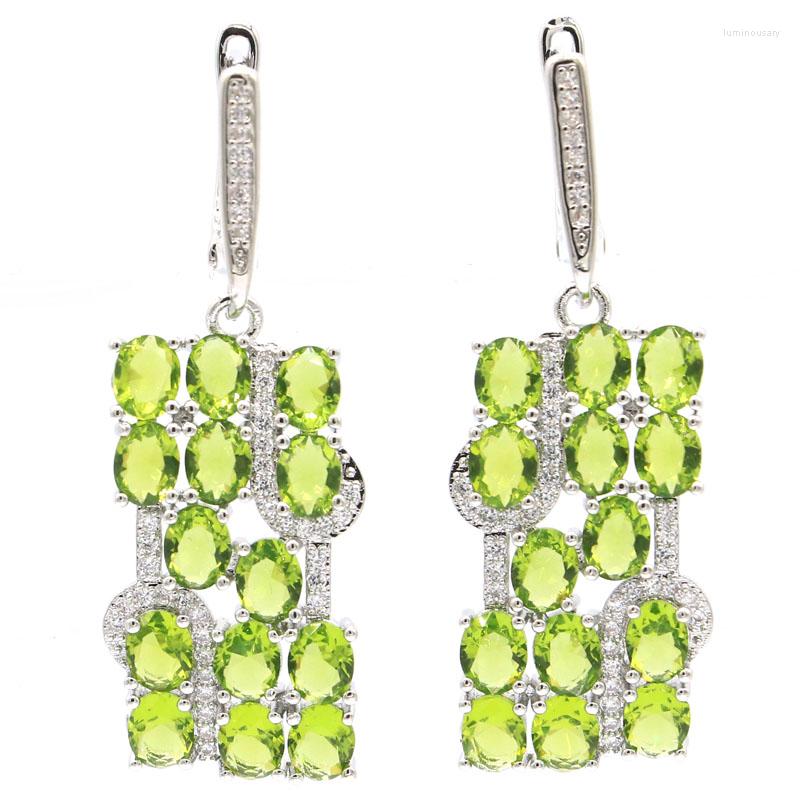 Dangle Earrings 9g 925 SOLID STERLING SILVER Charming Green Peridot White Sapphire CZ Jewelry For Woman's
Dangle Earrings 9g 925 SOLID STERLING SILVER Charming Green Peridot White Sapphire CZ Jewelry For Woman's