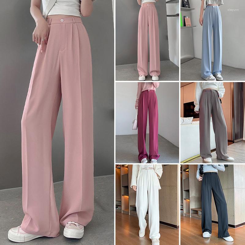 Women' Pants Summer Women' Wide Leg Loose High Waist Casual Trousers Woman Korean Style Solid Office Straight Female, Wide leg pants
Women' Pants Summer Women' Wide Leg Loose High Waist Casual Trousers Woman Korean Style Solid Office Straight Female, Wide leg pants