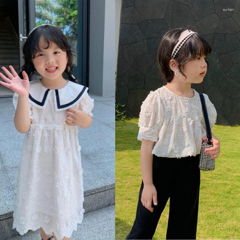 Girl Dresses 2023 Summer Wear 3D Embroidery Flowers Cotton Princess Dress/tops Shirts Fashion Baby Clothes Children Clothing, Top shirt
Girl Dresses 2023 Summer Wear 3D Embroidery Flowers Cotton Princess Dress/tops Shirts Fashion Baby Clothes Children Clothing, Top shirt