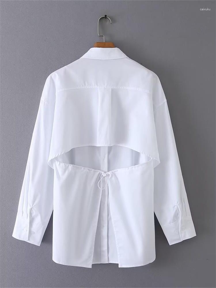 Women's Blouses MESTTRAF Sexy Design 2023 Fashion White Poplin Shirts Vintage Long Sleeves Backless Front Button Female Blusas Chic Tops, Picture shown
Women's Blouses MESTTRAF Sexy Design 2023 Fashion White Poplin Shirts Vintage Long Sleeves Backless Front Button Female Blusas Chic Tops, Picture shown