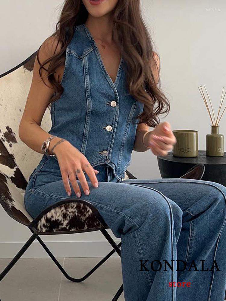 Women's Vests KONDALA Vintage Blue Denim Vest Jackets Women V Neck Single Buttons Sleeveless Fashion 2023 Summer Streetwear Tops, Black
Women's Vests KONDALA Vintage Blue Denim Vest Jackets Women V Neck Single Buttons Sleeveless Fashion 2023 Summer Streetwear Tops, Black