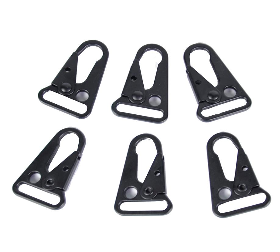 Shiing 6 pack 1quot Enlarged HK sling Clips Hooks Mini Carabiner Keychain Metal Snap Hook for Backpack Rifle Gun Paracord W2295086, Black
Shiing 6 pack 1quot Enlarged HK sling Clips Hooks Mini Carabiner Keychain Metal Snap Hook for Backpack Rifle Gun Paracord W2295086, Black