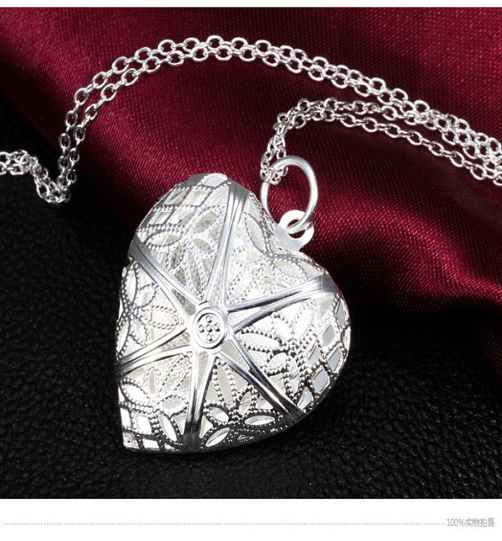 925 silver pendant heart necklace po locket can open with chain NE119 10pcslot1263889
925 silver pendant heart necklace po locket can open with chain NE119 10pcslot1263889