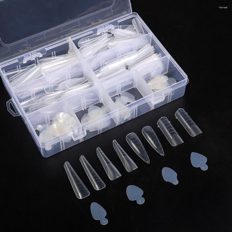 False Nails DIY Art Removable Transparent Plastic Nail Mold Tips Salon Supplies, Clear
False Nails DIY Art Removable Transparent Plastic Nail Mold Tips Salon Supplies, Clear