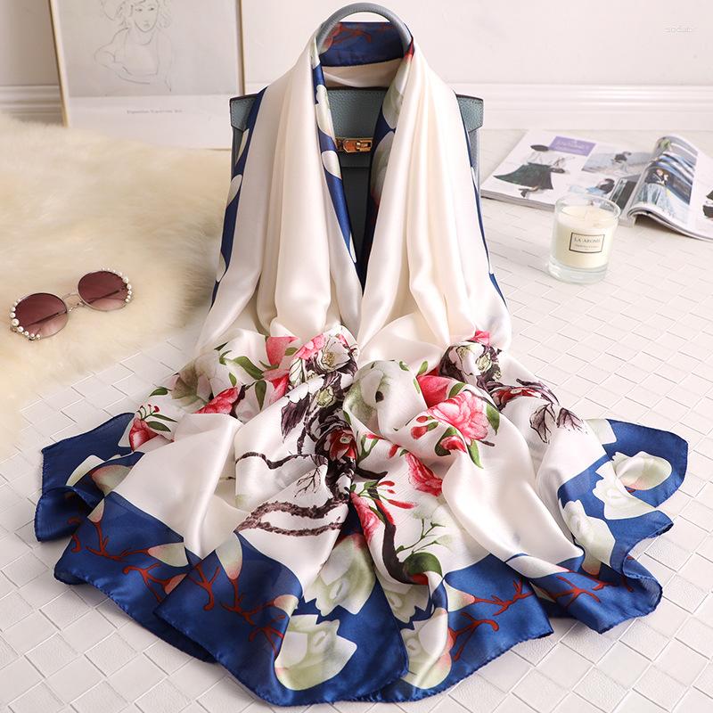 Scarves Spring Autumn Style Scarf Women Summer Sun-resistant Beach Towel Real Silk Fashion Shawl Chiffon Hijab
Scarves Spring Autumn Style Scarf Women Summer Sun-resistant Beach Towel Real Silk Fashion Shawl Chiffon Hijab