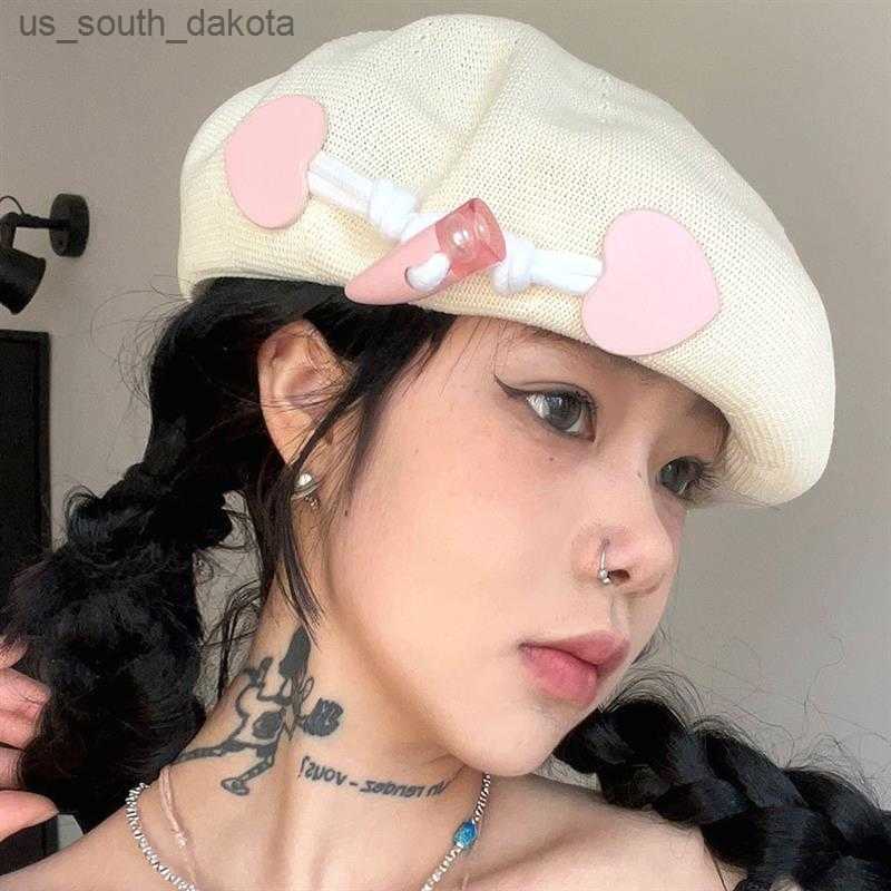 2023 Ins Popular Knitted Beret Hats for Women Spring and Summer Breathable Hat French Fashion Horn Buckle Painter Cap L230523, Brown
2023 Ins Popular Knitted Beret Hats for Women Spring and Summer Breathable Hat French Fashion Horn Buckle Painter Cap L230523, Brown