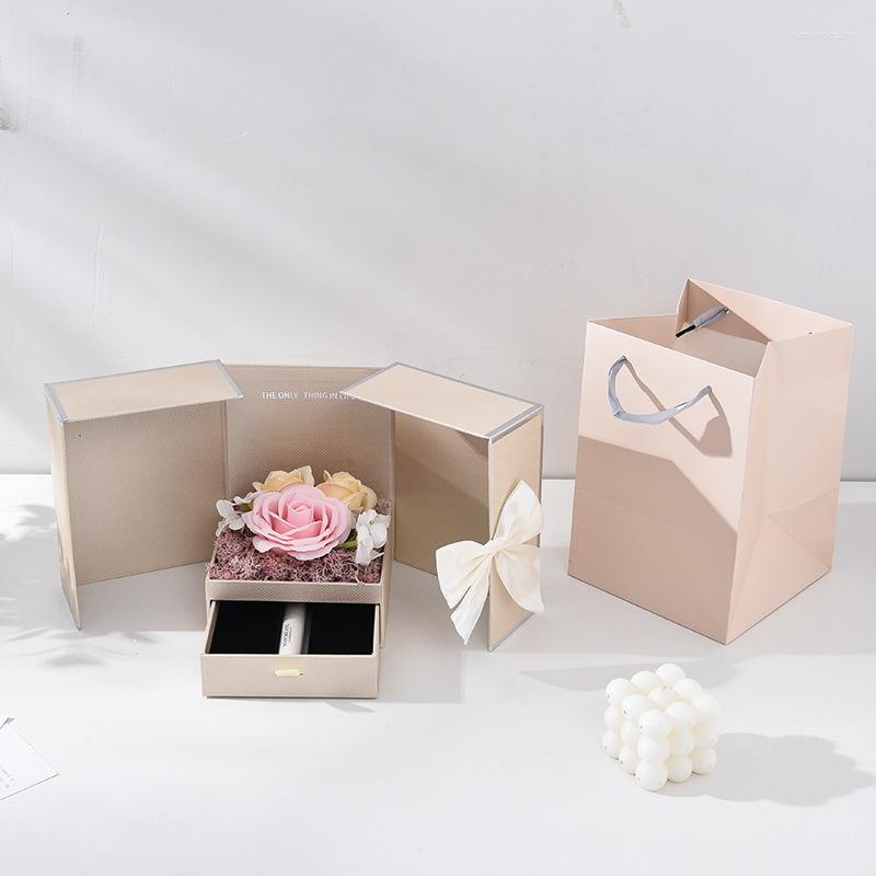 Jewelry Pouches Bow Roses Double Door Gift Box For Girlfriend 2023 Luxury Trendy Necklace Earrings Romantic Wedding Decorate Boxs
Jewelry Pouches Bow Roses Double Door Gift Box For Girlfriend 2023 Luxury Trendy Necklace Earrings Romantic Wedding Decorate Boxs