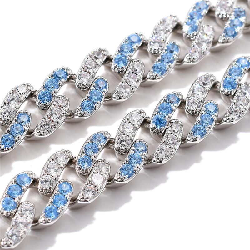 Link Bracelets Chain 9MM Blue Cuban Miami Bling 5A Zircon Bracelet Fashion Rock Hip Hop Jewelry For Men Women Raym22
Link Bracelets Chain 9MM Blue Cuban Miami Bling 5A Zircon Bracelet Fashion Rock Hip Hop Jewelry For Men Women Raym22