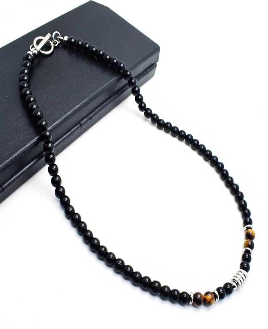 Handmade Natural Stone Beads Obsidian Chocker Necklace Stainless Steel OT Short Neckless For Men Jewelry Homme7066383
Handmade Natural Stone Beads Obsidian Chocker Necklace Stainless Steel OT Short Neckless For Men Jewelry Homme7066383