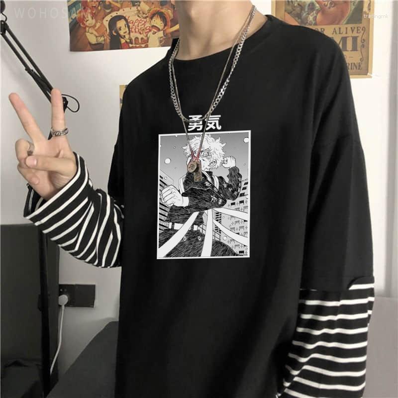 Men' T Shirts Japanese Anime Tokyo Revengers T-shirts Men Kawaii Harajuku Manga Hanagaki Takemichi Graphic Tees Fashion Fake Two Unisex
Men' T Shirts Japanese Anime Tokyo Revengers T-shirts Men Kawaii Harajuku Manga Hanagaki Takemichi Graphic Tees Fashion Fake Two Unisex
