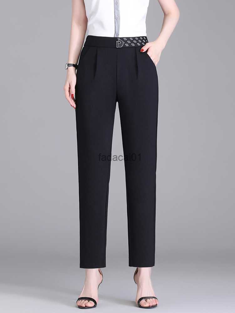 2022 Women Spring Autumn Trousers Suits High Waisted Pant Fashion Office Lady Black Elegant Casual Famale Pencil Pants S5XL L230621
2022 Women Spring Autumn Trousers Suits High Waisted Pant Fashion Office Lady Black Elegant Casual Famale Pencil Pants S5XL L230621