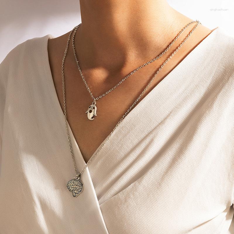 Chains HuaTang European And American Fashion Minimalist Holiday Jewelry Halloween Fun Ghost Horror Geometric Necklace
Chains HuaTang European And American Fashion Minimalist Holiday Jewelry Halloween Fun Ghost Horror Geometric Necklace