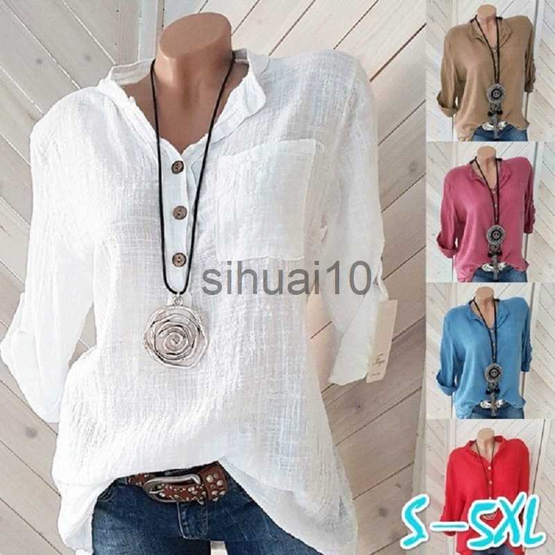 Women's Blouses Shirts Oversized Women Blouses Cotton Linen Blouse Autumn Shirts Casual Long Sleeve Button V Neck Loose Shirt Lady Tops Plus Size S- J230621, Light apricot
Women's Blouses Shirts Oversized Women Blouses Cotton Linen Blouse Autumn Shirts Casual Long Sleeve Button V Neck Loose Shirt Lady Tops Plus Size S- J230621, Light apricot