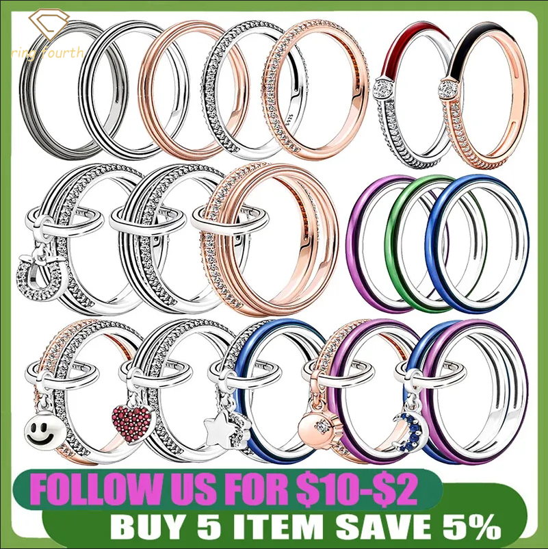 925 Silver Women Fit Pandora Rings Original Heart Crown Fashion Ring Pan ME Logo Lucky Bottle Cap Red Crystal
925 Silver Women Fit Pandora Rings Original Heart Crown Fashion Ring Pan ME Logo Lucky Bottle Cap Red Crystal