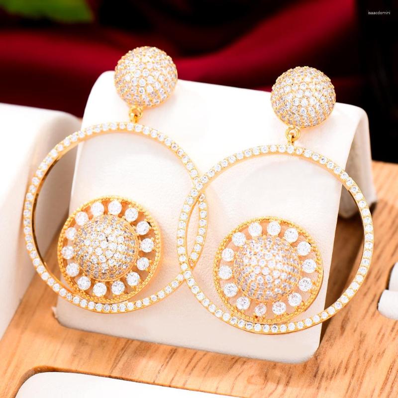 Dangle Earrings Soramoore Luxury Gorgeous For Women Wedding Party Shiny Crystal Fashion Jewelry High Quality Accessories
Dangle Earrings Soramoore Luxury Gorgeous For Women Wedding Party Shiny Crystal Fashion Jewelry High Quality Accessories