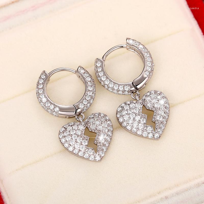 Dangle Earrings Luxury Trendy Full CZ Heart Women/Men Fashion Versatile Ear Accessories Couple Gift Jewelry
Dangle Earrings Luxury Trendy Full CZ Heart Women/Men Fashion Versatile Ear Accessories Couple Gift Jewelry