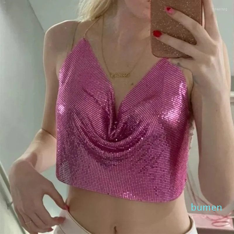 Women's Tanks Women Sparkly Rhinestone Crop Sexy Cowl Neck Chain Backless Metallic Halter, Blue ab color
Women's Tanks Women Sparkly Rhinestone Crop Sexy Cowl Neck Chain Backless Metallic Halter, Blue ab color