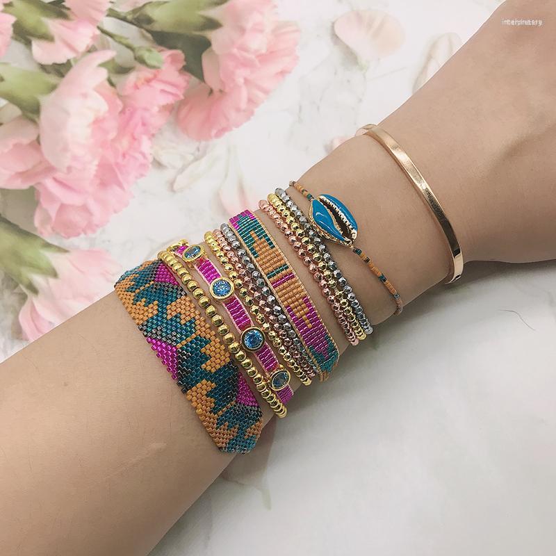 Strand ZHONGVI Bracelet Jewelry Miyuki Beads Bracelets Set For Women Fashion Tassel Pulseras Handmade Adjustable Zircon Armband
Strand ZHONGVI Bracelet Jewelry Miyuki Beads Bracelets Set For Women Fashion Tassel Pulseras Handmade Adjustable Zircon Armband