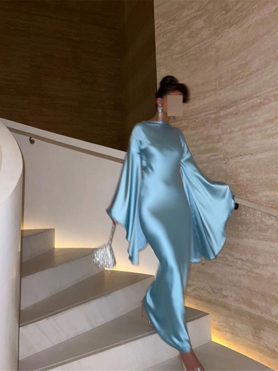 Sky Blue Elegant Muslim Women Formal Evening Dresses Robes De Soiree Beads Dubai Arabic Party Prom Gowns Long Sleeves, Light yellow
Sky Blue Elegant Muslim Women Formal Evening Dresses Robes De Soiree Beads Dubai Arabic Party Prom Gowns Long Sleeves, Light yellow