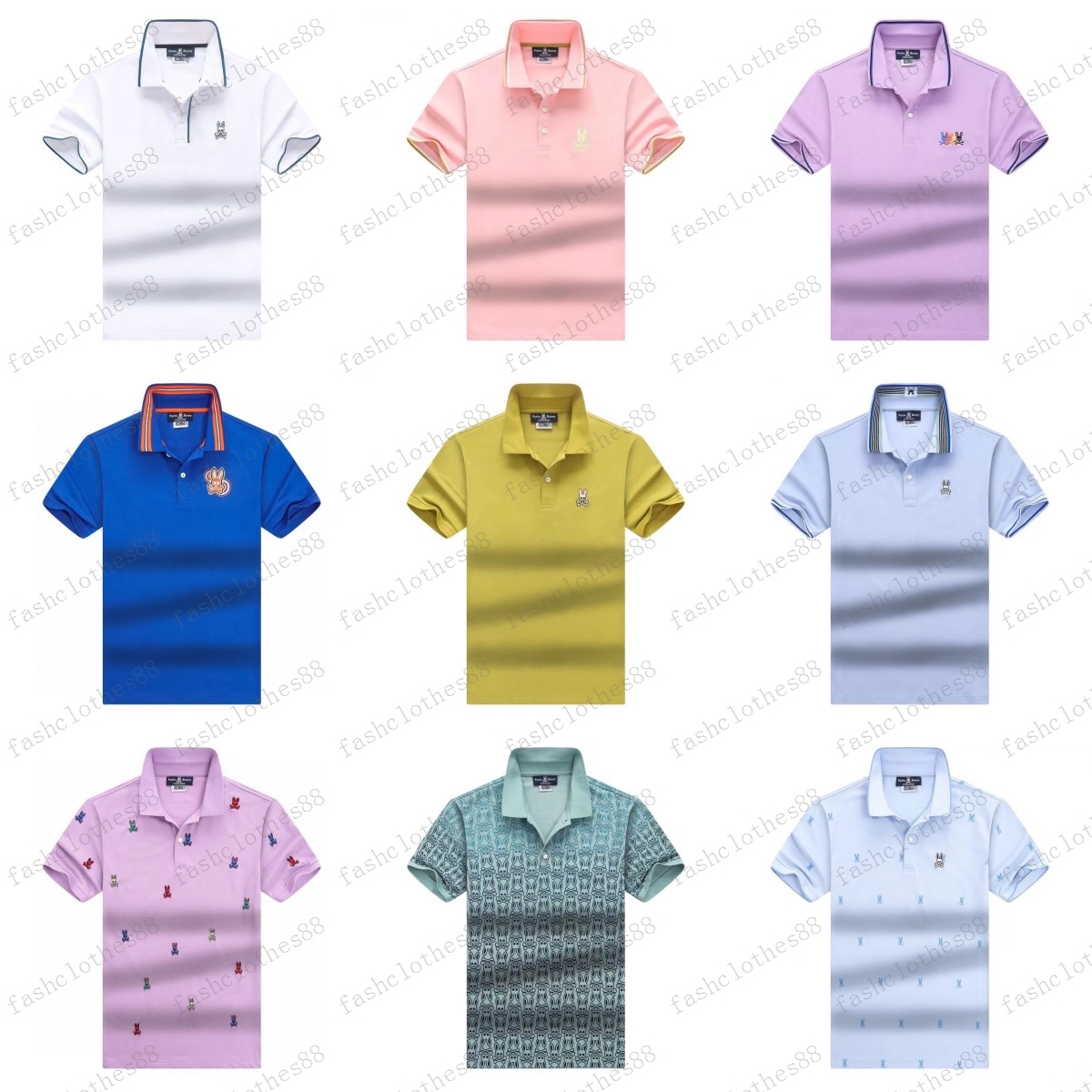 Psycho Bunny men polo shirt American Fashion Street Brand shirt designer polo shirt Free Transportation men t shirt Size M--XXXL, Color 29
Psycho Bunny men polo shirt American Fashion Street Brand shirt designer polo shirt Free Transportation men t shirt Size M--XXXL, Color 29