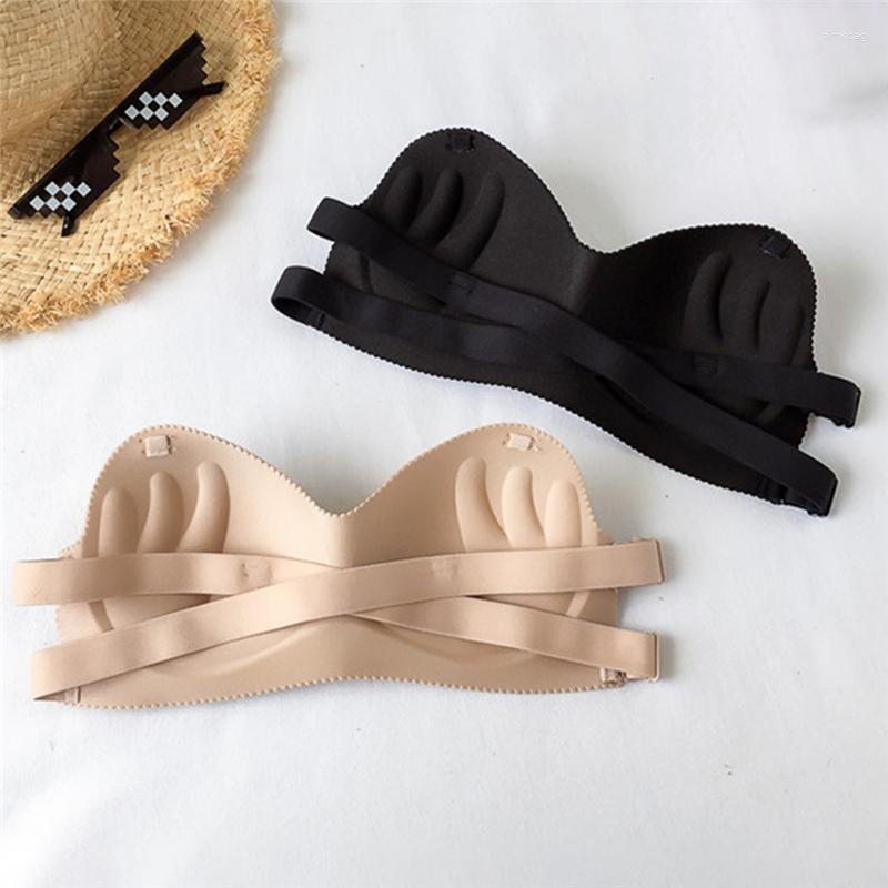 Bras Sexy Backless Invisible Bra Push Up For Women Lingerie Seamless Brassiere No Sewing Black Strapless
Bras Sexy Backless Invisible Bra Push Up For Women Lingerie Seamless Brassiere No Sewing Black Strapless