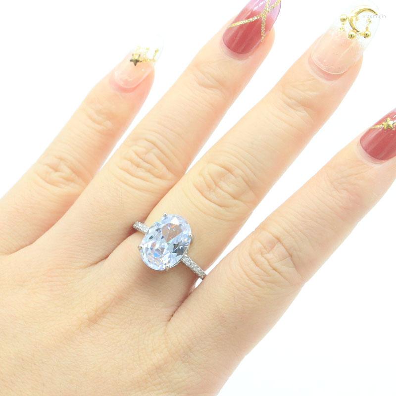 Cluster Rings 23x21mm Minimalist Style Oval 3.7g White Cubic Zircon Women Bride Wedding Engagement Silver Wholesale
Cluster Rings 23x21mm Minimalist Style Oval 3.7g White Cubic Zircon Women Bride Wedding Engagement Silver Wholesale