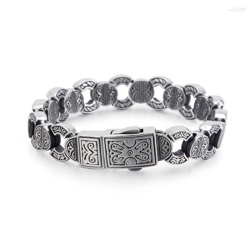 Link Bracelets Jewels Store High Quality Stainless Steel Punk Style Men's Bracelet Round Accessories Combination Jewelry For Man
Link Bracelets Jewels Store High Quality Stainless Steel Punk Style Men's Bracelet Round Accessories Combination Jewelry For Man