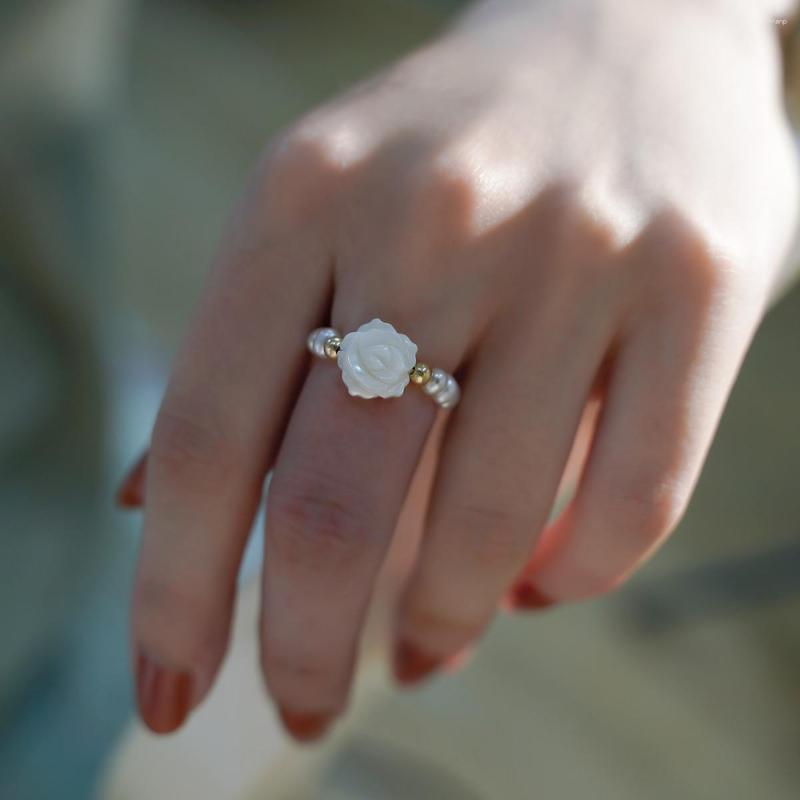 Cluster Rings 2023 Trendy Rose Flower Design Natural Freshwater Pearl 14K Gold Filled Ladies Ring Jewelry For Women Wedding Gifts No Fade
Cluster Rings 2023 Trendy Rose Flower Design Natural Freshwater Pearl 14K Gold Filled Ladies Ring Jewelry For Women Wedding Gifts No Fade