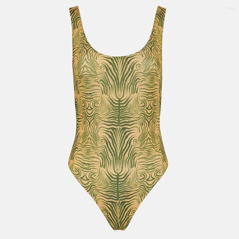 Women's Swimwear Green Ritual Classic Swimsuit