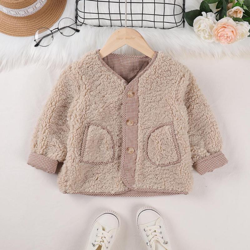 Jackets Melario Winter Unisex Children Thicken Coats Korean Velvet Lining Warm Jacket Baby Boys Girls Lamb Outerwear Kids Clothes, Ax2432brown
Jackets Melario Winter Unisex Children Thicken Coats Korean Velvet Lining Warm Jacket Baby Boys Girls Lamb Outerwear Kids Clothes, Ax2432brown