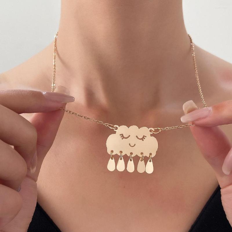 Chains Rsonalized Temperament Creative Design Clouds And Raindrops Graphical Women's Clavicle Necklace
Chains Rsonalized Temperament Creative Design Clouds And Raindrops Graphical Women's Clavicle Necklace