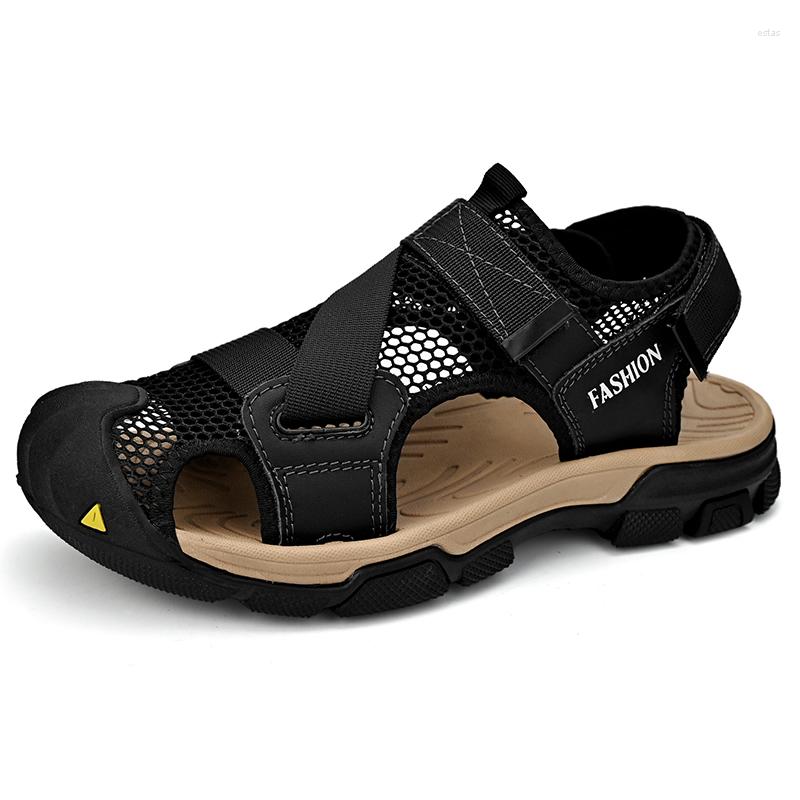 Sandals 2023 Men Summer Genuine Leather Comfortable Casual Shoes Flats High Quality Beach Sandalias Hombre, Black
Sandals 2023 Men Summer Genuine Leather Comfortable Casual Shoes Flats High Quality Beach Sandalias Hombre, Black