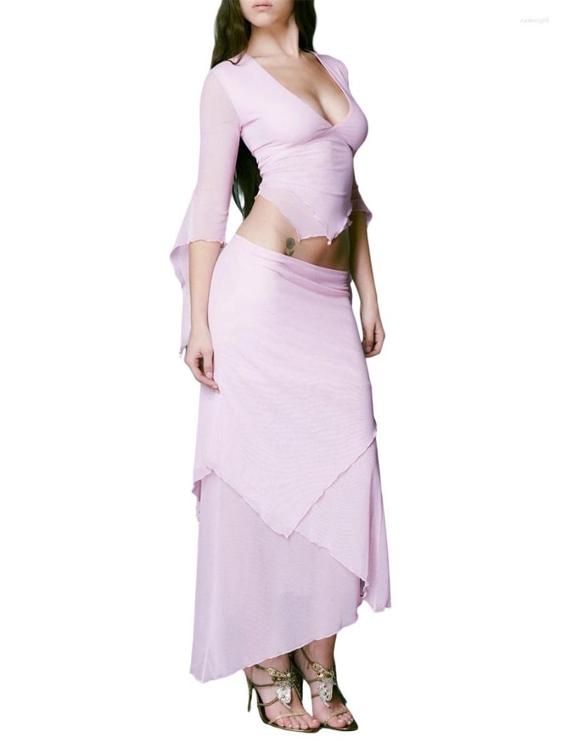 Two Piece Dress Y2k Women 2 Pieces Floral Sheer Long Skirts Set Crop Tank Cami Vest High Split Maxi Skirt Beach Going Out 2Pcs Outfits, Pink 1
Two Piece Dress Y2k Women 2 Pieces Floral Sheer Long Skirts Set Crop Tank Cami Vest High Split Maxi Skirt Beach Going Out 2Pcs Outfits, Pink 1