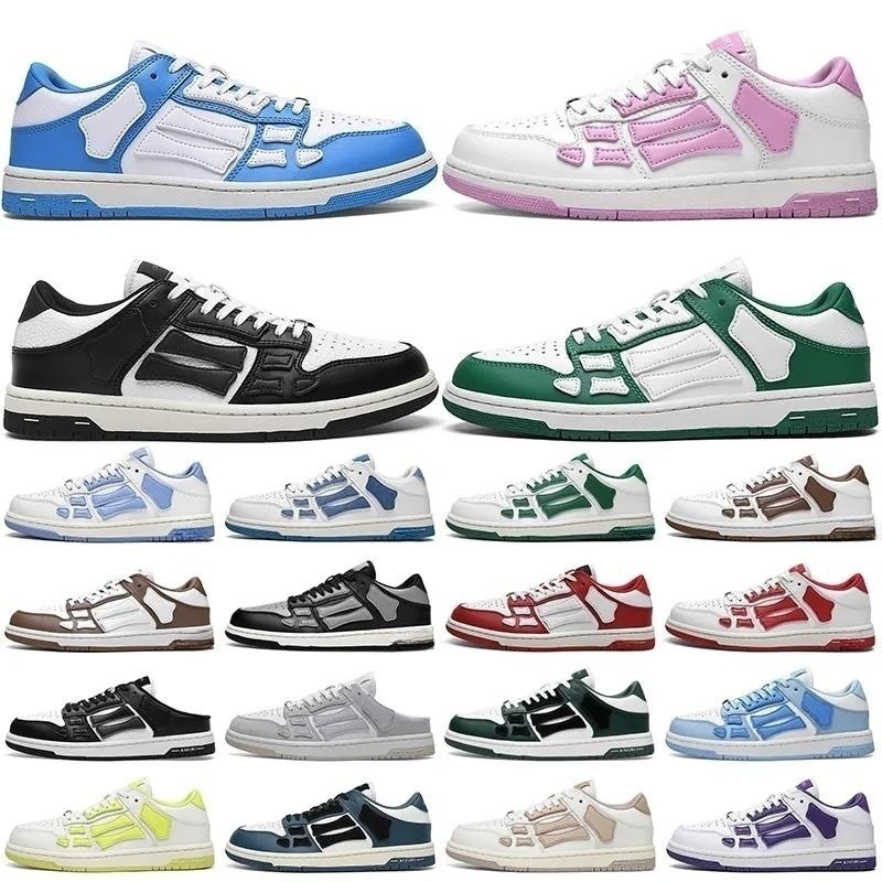 Fashion Bone Casual Shoes Skel Top Low Genuine Leather Sneaker White Black lime Grey Pink Khaki Green Luxury Designer Sneakers Men Women Trainers 36-45 With No Box, 14
Fashion Bone Casual Shoes Skel Top Low Genuine Leather Sneaker White Black lime Grey Pink Khaki Green Luxury Designer Sneakers Men Women Trainers 36-45 With No Box, 14