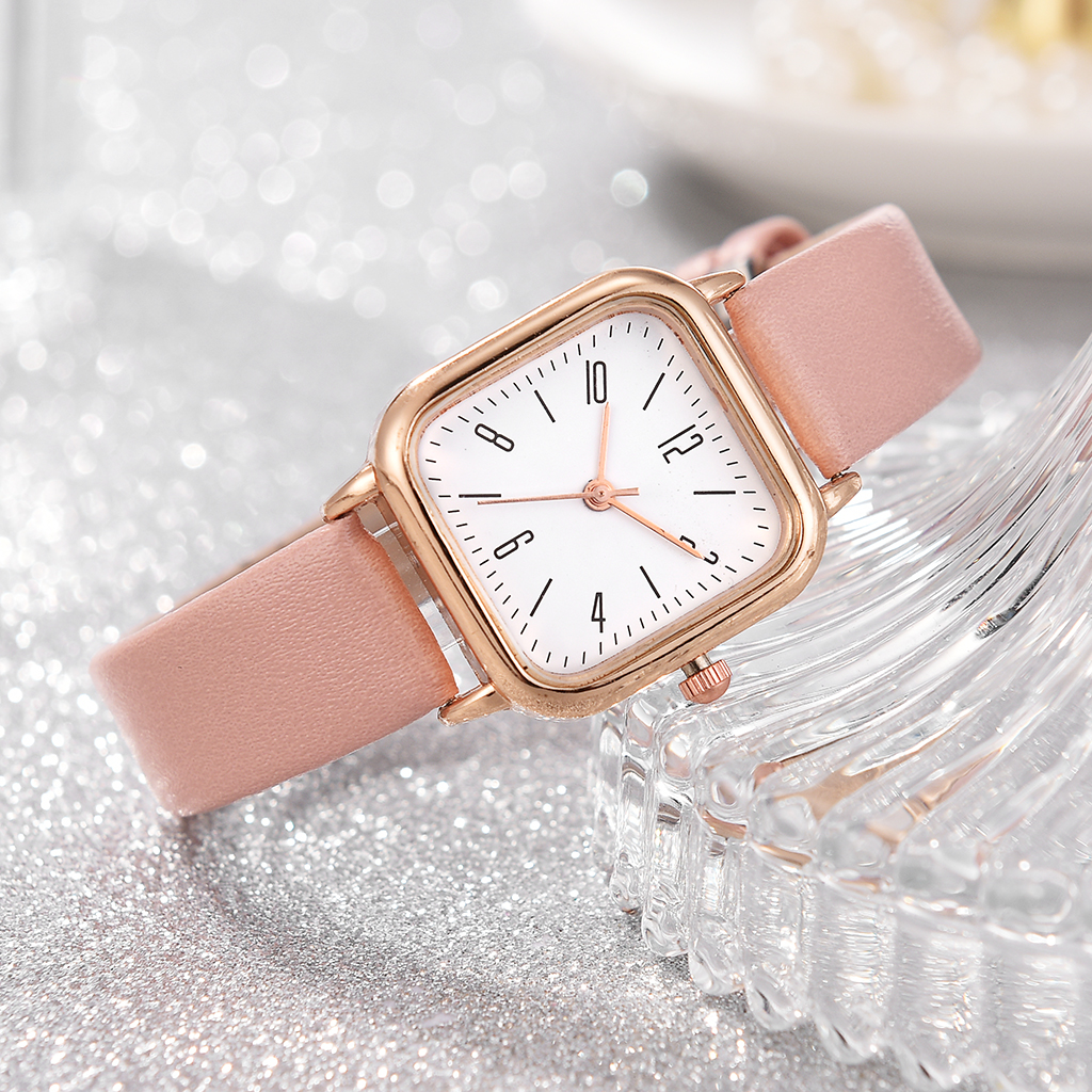 Pink Leather Strap Casual Ladies Watch Electronic Movement Business Watches Arabic Numeral Dial Luxury Wristwatch, Color 6
Pink Leather Strap Casual Ladies Watch Electronic Movement Business Watches Arabic Numeral Dial Luxury Wristwatch, Color 6
