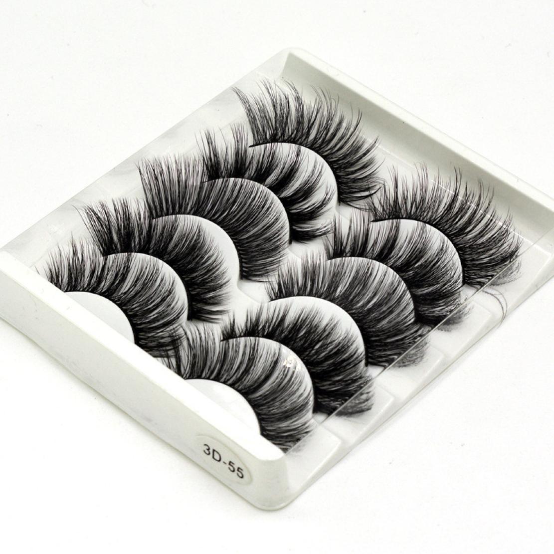 New 5Pairs Fake 3D Mink Eyelashes Mink Lashes Natural Soft False Eyelashes Makeup Fluffy Wispy Eyelash Extension7201390
New 5Pairs Fake 3D Mink Eyelashes Mink Lashes Natural Soft False Eyelashes Makeup Fluffy Wispy Eyelash Extension7201390
