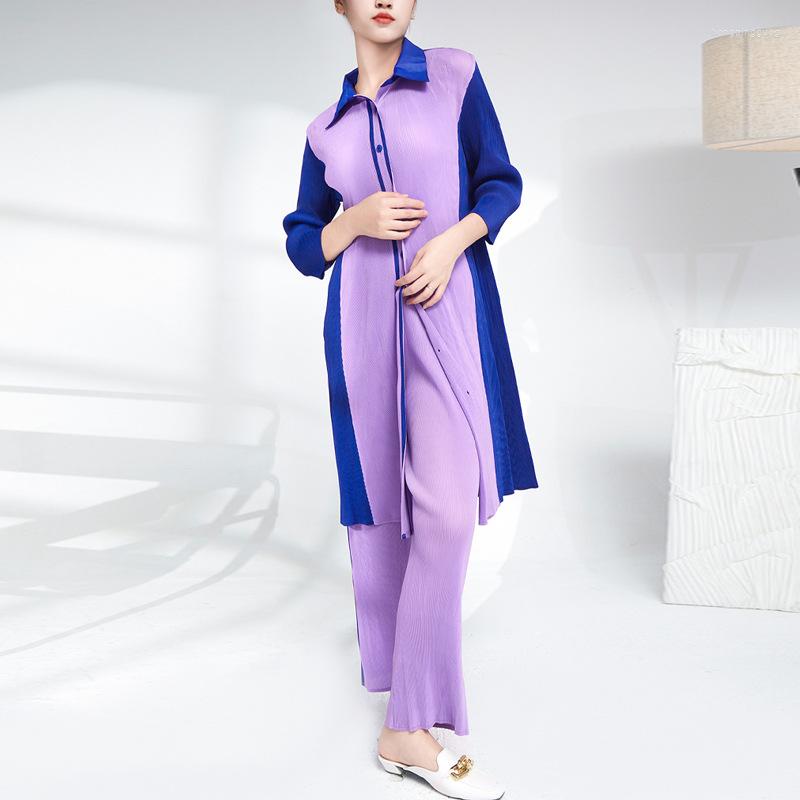 Women's Jackets Autumn Fashion Suit Women's Color Contrast Medium Long Loose Cardigan Coat High Waist Vertical Straight Pants, Picture color
Women's Jackets Autumn Fashion Suit Women's Color Contrast Medium Long Loose Cardigan Coat High Waist Vertical Straight Pants, Picture color