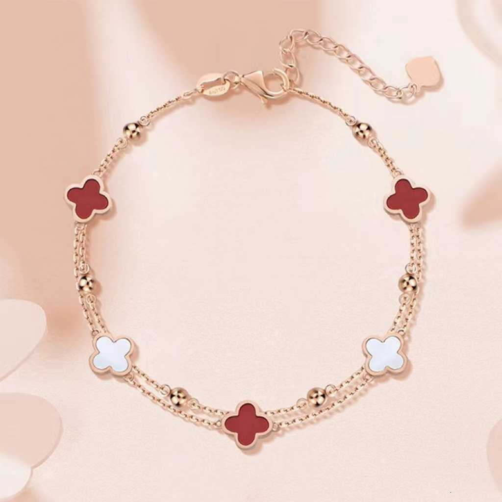 Fashion Chain Bracelets 4Four Leaf Clover Designer Jewelry 18K Gold Bangle Bracelet for Women Men Necklaces Chain Elegant Jewelry L011
Fashion Chain Bracelets 4Four Leaf Clover Designer Jewelry 18K Gold Bangle Bracelet for Women Men Necklaces Chain Elegant Jewelry L011