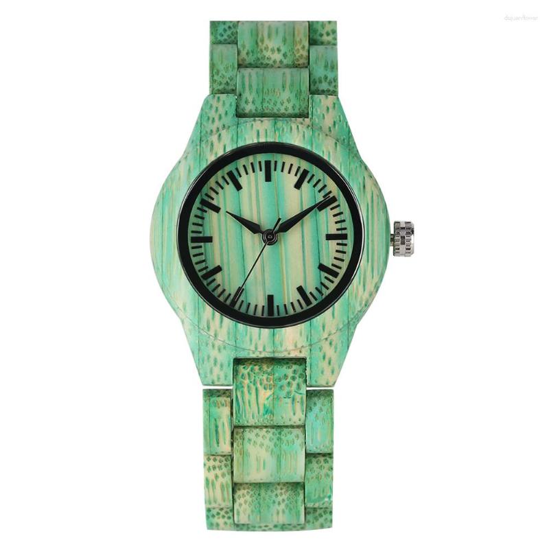 Wristwatches Novel Bamboo Watch For Women Green Quartz Wooden Small Dial Watches Ladies Bracelet Folding Clasp Wood Wristwatch Girls, Picture shown
Wristwatches Novel Bamboo Watch For Women Green Quartz Wooden Small Dial Watches Ladies Bracelet Folding Clasp Wood Wristwatch Girls, Picture shown