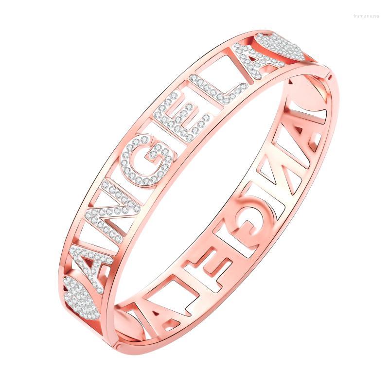 Bangle Stainless Steel Hollow Letter Angela Heart Bracelet For Women Romantic Crystal Bangles Party Wedding Female Accessories Raym22
Bangle Stainless Steel Hollow Letter Angela Heart Bracelet For Women Romantic Crystal Bangles Party Wedding Female Accessories Raym22