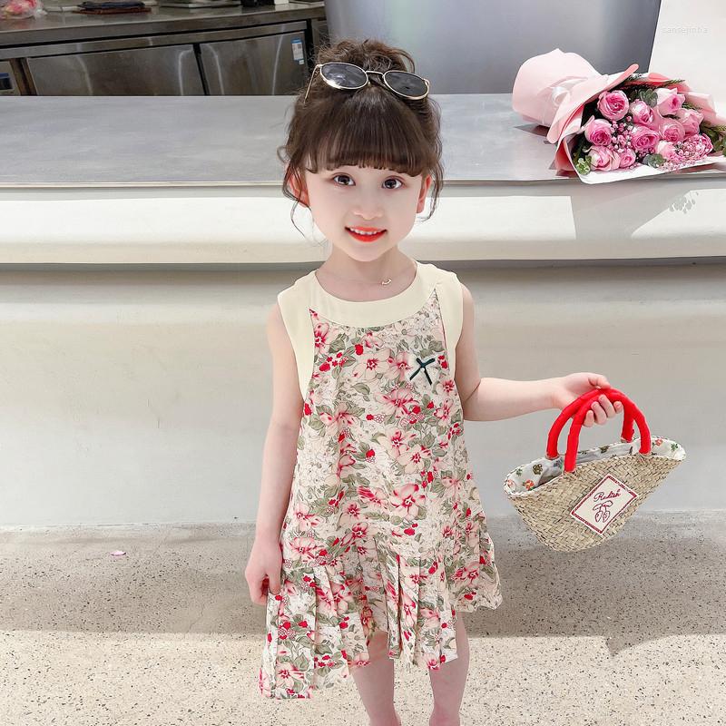 Girl Dresses Girls Summer Dress Floral Pattern For Sleeveless Children Toddler Kids Costume, Y4k3180
Girl Dresses Girls Summer Dress Floral Pattern For Sleeveless Children Toddler Kids Costume, Y4k3180